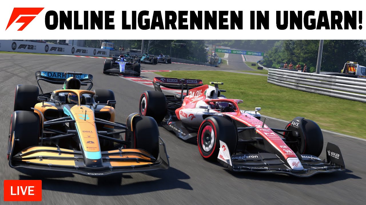 Battle am Limit beim Ungarn Grand Prix in der F1 22 Online Liga!