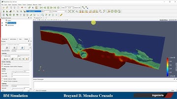 Aliviadero fijo más poza de disipación en OpenFoam (condiciones iniciales)