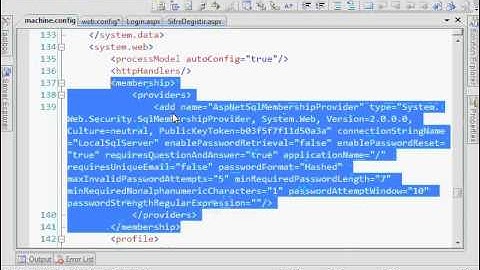 ASP.NET Membership API Webineri