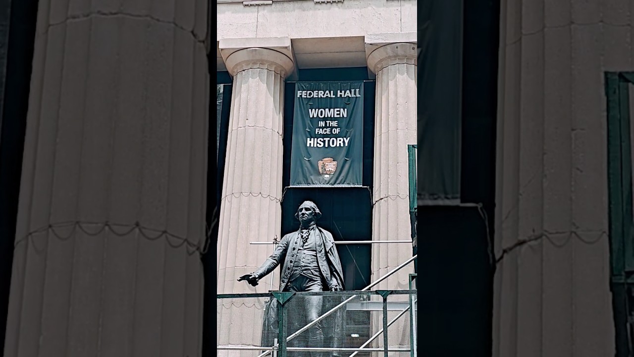 Iconic Statue in New York 🗽🗿 🏙️