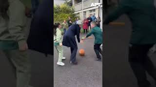 Catherine Connolly Plays Basketball With Children: Ireland’s New President to Assume Office Nov 11