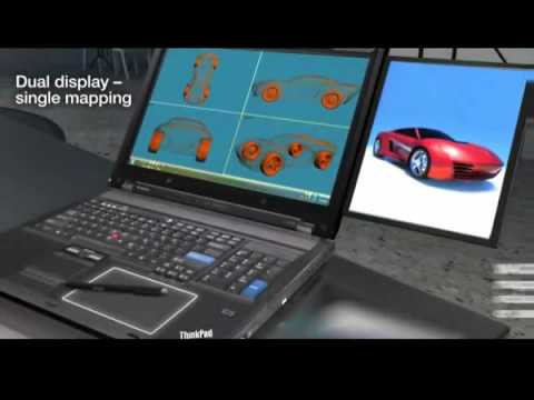 Lenovo ThinkPad W700 Dual Monitor