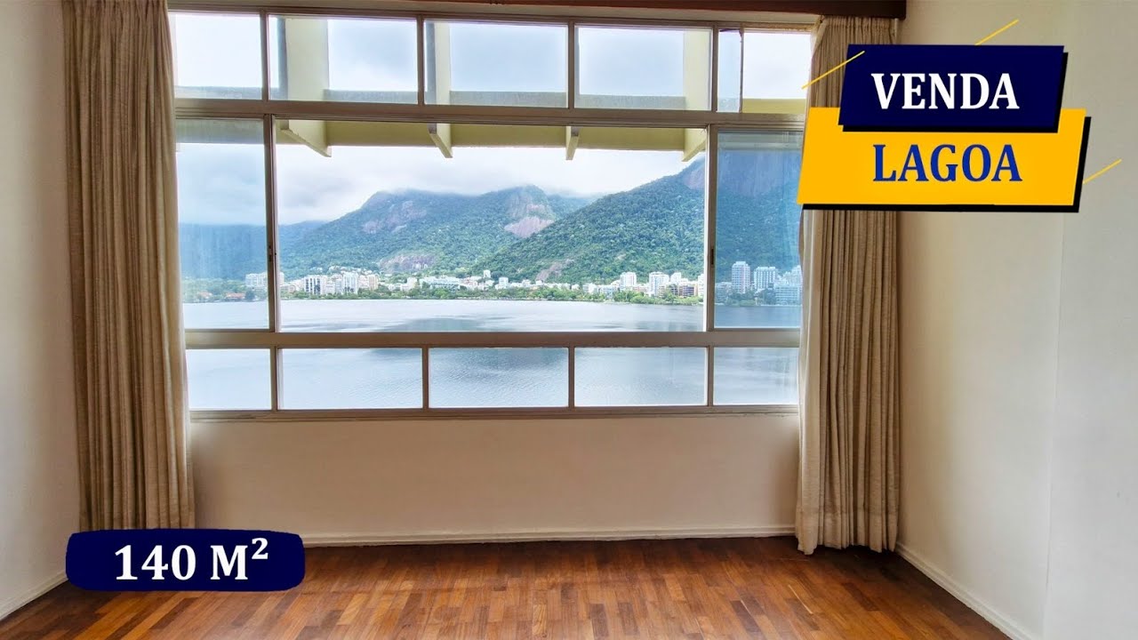 LAGOA VISTA FRONTAL PANORÂMICA DESLUMBRANTE 4 QUARTOS 4 BANHEIROS VAGA PRÉDIO LUXUOSO DIFERENCIADO