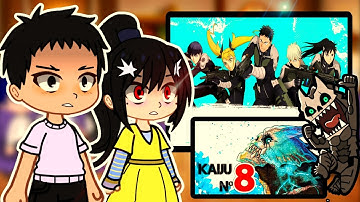 Kaiju n.8 From the past react to the future | kaiju number 8 | Gacha Club