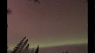 Aurora Time Lapse from Fairbanks 20130304