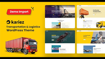 Kariez - Transportation & Logistics WordPress Theme [Demo Content Import]