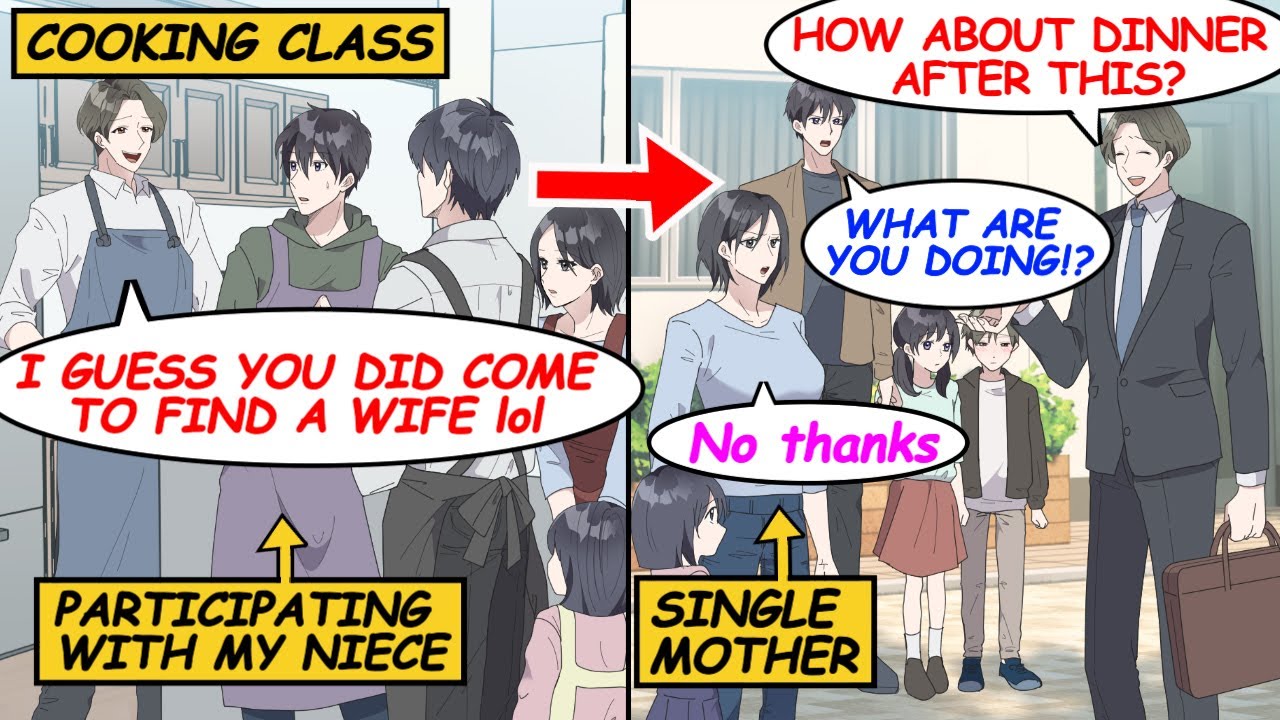 When I went to a cooking class, I was looked down on by a guy. He invites a single mother to 【Manga】