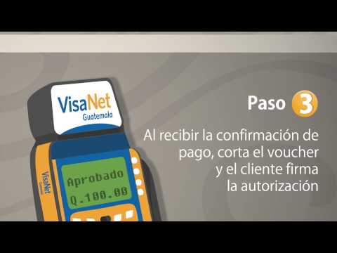Aceptación de Tarjetas Visa con Tecnología Chip - VisaNet Guatemala.