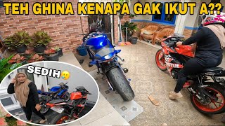 Gagal Sunmori Bareng Ghina Suryani Nyobain Motor Barunya