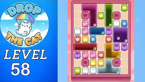 Drop The Cat Level 58 Walkthrough