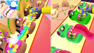 Teeth Runner (IOS, Android) NEW UPDATE Gameplay Walkthrough All Levels (Level 7-9)