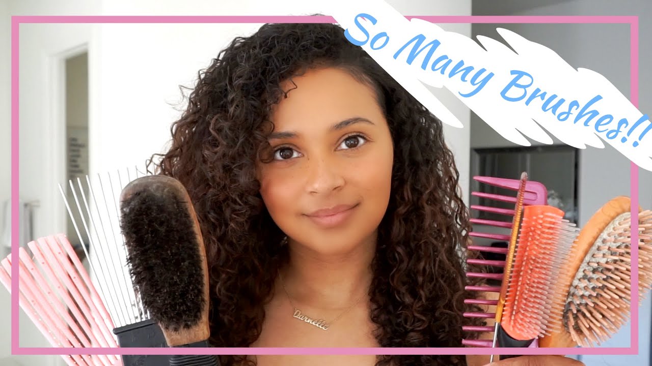 Combs and Brushes for Curly Hair - YouTube