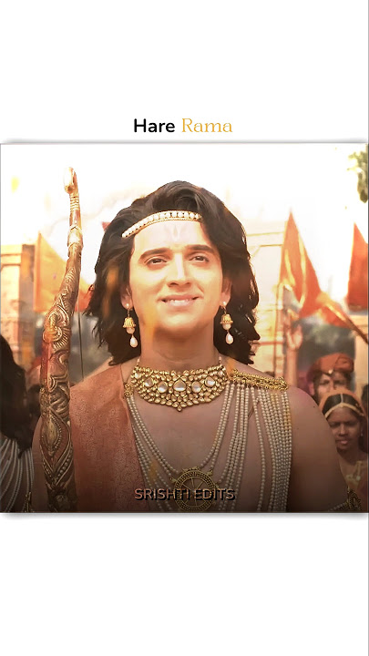 Hare Rama Hare Rama, Hare Krishna Hare Krishna Hare Hare 😌❤ #shrimadramayan #mahabharat