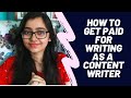 How To Become A Content Writer and Get Paid For Writing