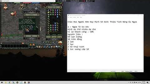 Nâng Cấp Thú Cưỡi (Võ lâm Truyền Kỳ - Jx Zid)