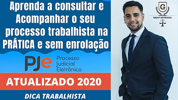 Como consultar petição inicial de um processo trabalhista?