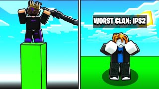 I Made The BEST NIGHTMARE Player vs The WORST IPS Member In Roblox Bedwars..