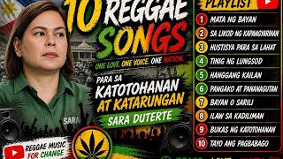 SARA DUTERTE REGGAE PLAYLIST 2026 | ONE LOVE, ONE VOICE, ONE NATION