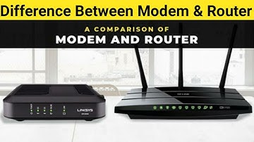 Difference between Modem And Router | Explain in Hindi