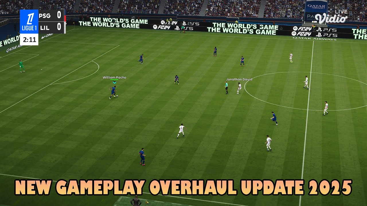 NEW GAMEPLAY OVERHAUL UPDATE 2025 - PES 2021 & FOOTBALL LIFE 2025 - YouTube