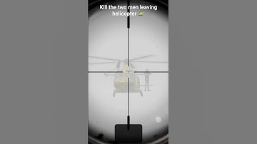 Kill the two men leaving from the helicopter 🚁, #Sniper #3d #assassin #game #shorts