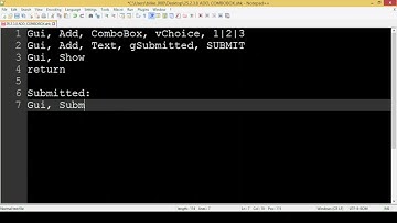 Adding Combobox to Autohotkey GUI