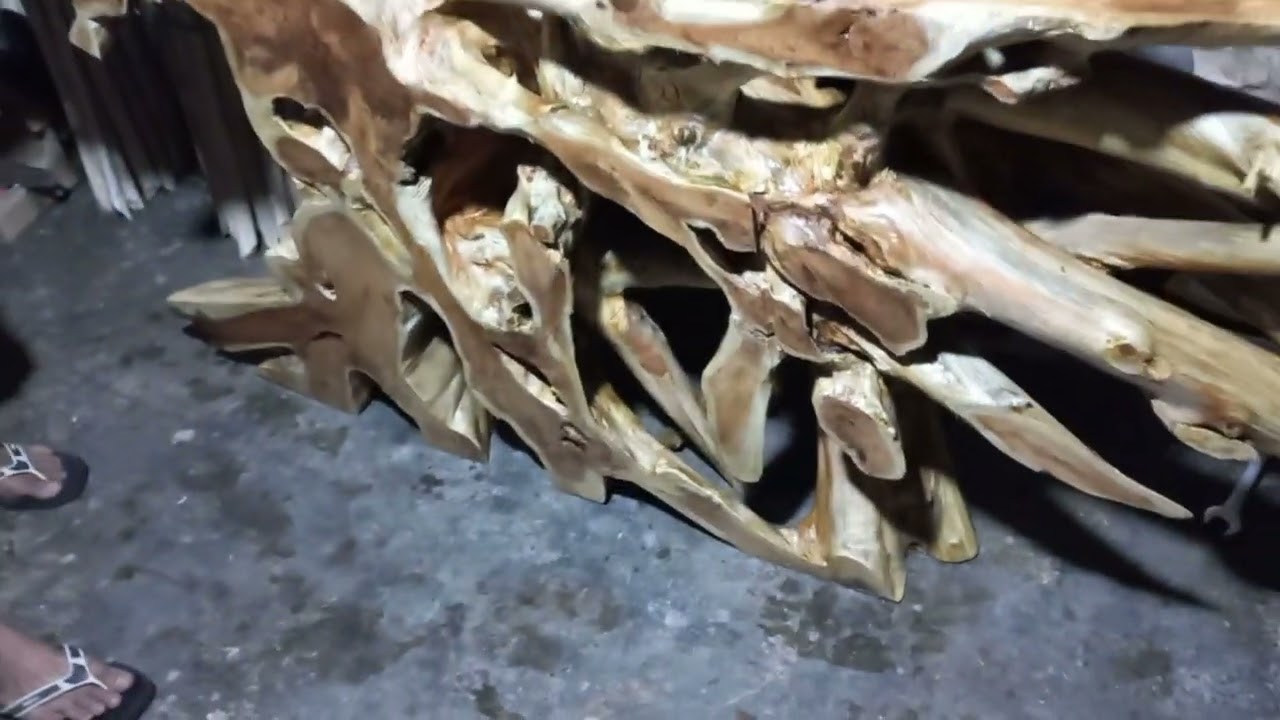 (Stock001) Teak root console table size 200x80x45 cm by indoteakroot.com