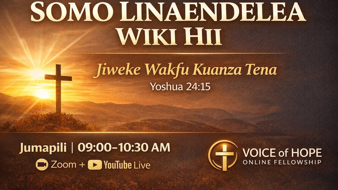 1||KUJIWEKA WAKFU - Joshua 24:15