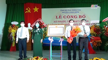 Lễ công bố xã Phước Hưng - huyện Long Điền đạt chuẩn nông thôn mới nâng cao | BRTgo