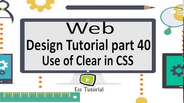 Web Design Bangla Tutorial Part 40, Use of Clear Property in CSS, Clear Property, Ess Tutorial Video