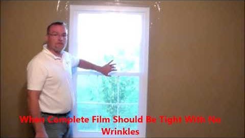 Window Insulator Kit Installation