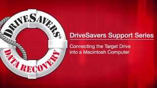 DriveSavers Post Data Recovery Support Video 02 - Plugging into your Mac