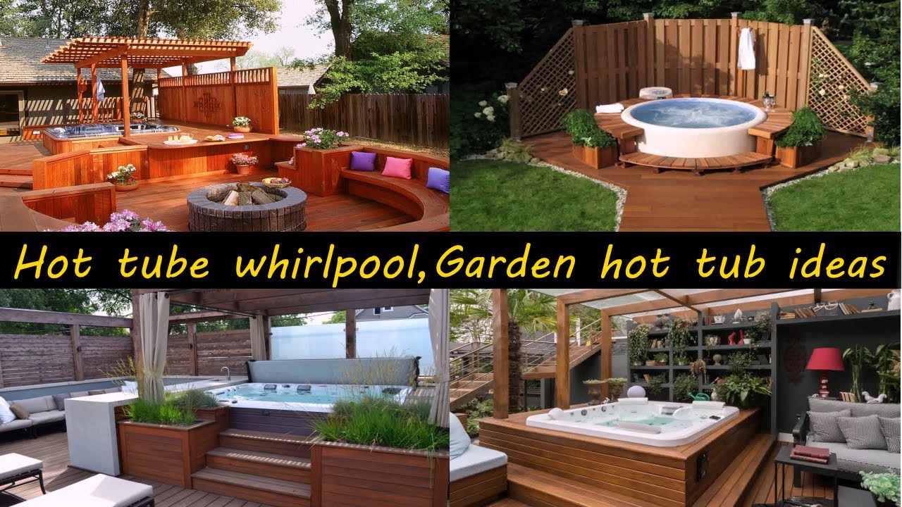 Hot Tube Whirlpool, Garden Hot Tub Ideas, Badefass Hot Tub