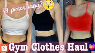 AFFORDABLE WORKOUT CLOTHES HAUL | Shopee and Lazada | Philippines