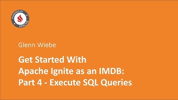 Get Started With Apache Ignite as an IMDB: Part 4 - Execute SQL Queries