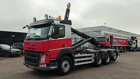 4492 Volvo FM460 8x4/4 Dagcabine Euro6B - HaakarmSysteem Hyvalift 30T - NaafRed. - Lift/NaloopAs