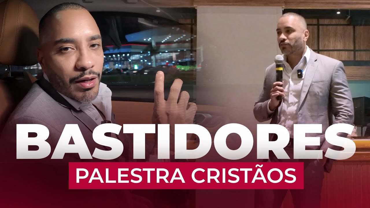 Bastidores de uma palestra para cristãos - Falando de prosperidade para grupo de empresários