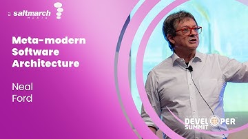 Meta modern Software Architecture - Neal Ford
