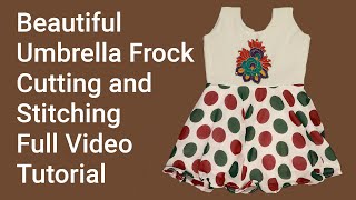 Easy Cutting and Stitching Baby Umbrella Frock | Sewing Baby Frock