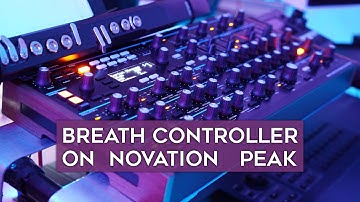 How to use a breath controller on the Novation PEAK (Akai EWI USB)
