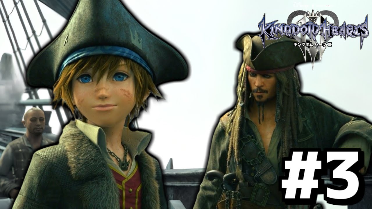 KH3】念願の『パイレーツオブカリビアン』の世界に来て、発狂する男