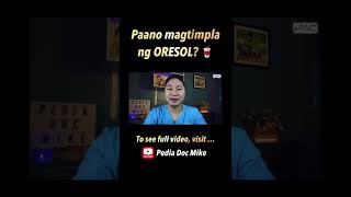 Ors Oral Rehydration Solution