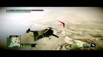 BattleField Bad Company 2: Offensive Helicopter Flying Tutorial