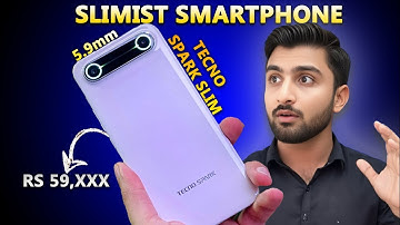 Tecno Spark Slim – Ultra-Slim 5.9 mm AMOLED Powerhouse with Massive Battery & 50 MP Camera