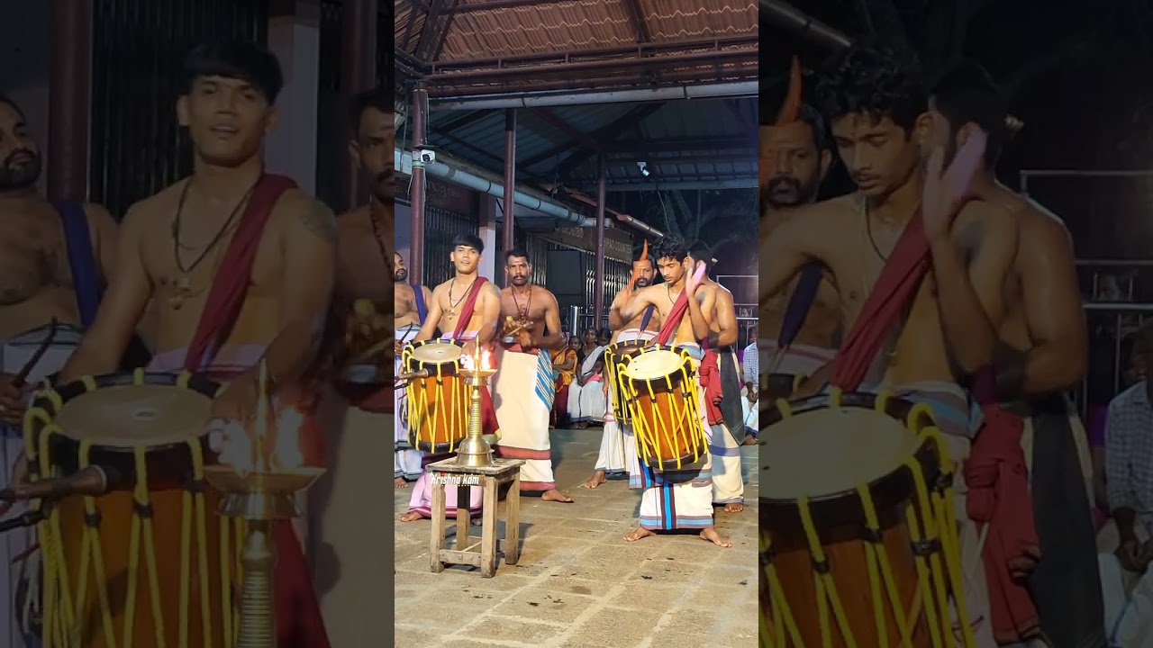 Double Thayambaka | ആസ്വാദകരെ മുഴുനീളം പിടിച്ചിരുത്തിയ കിടിലൻ തായമ്പക 🔥 #krishnakdm #2024