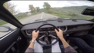 LAMBORGHINI Urraco P250S POV Test Drive | Ansa exhaust