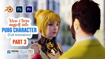 How I turn myself into PUBG Character in Blender | Part 3 - 3D Scene Model & Render | Hindi | Urdu