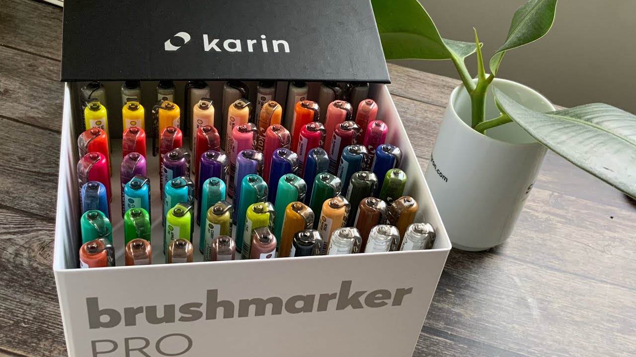 Karin brushmarker PRO - water soluble brush marker 