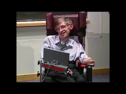 Stephen Hawking speaks