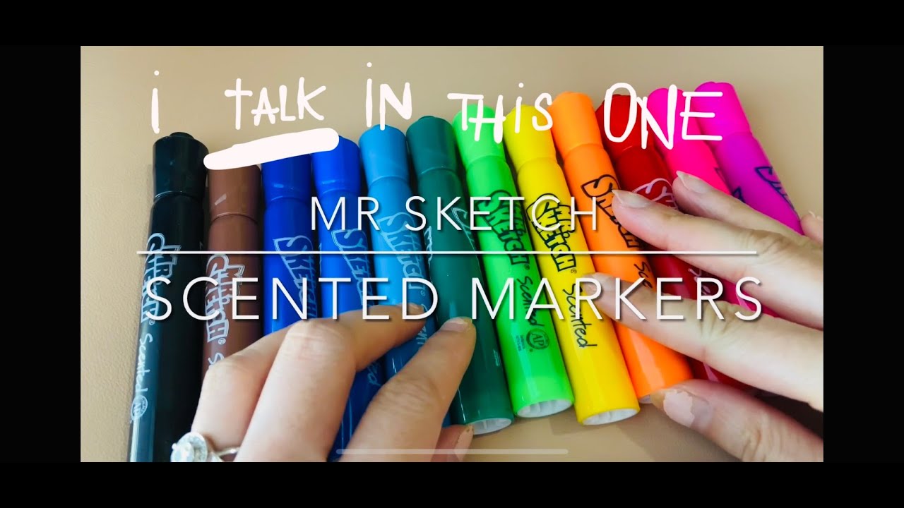 You won't believe which COLORS ARE WATERPROOF -- MR. SKETCH scented markers  